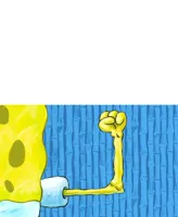 Spongebob weak arm