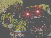 Spongebob wheezing deep fried