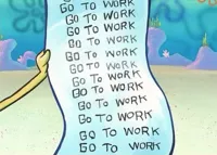 Spongebob Work Schedule