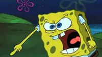 spongebob yelling