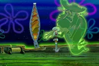 Squidward banished to the fly of despair