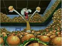 Squidward food party