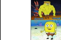 Strong VS Weak Spongebob