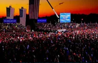 Tiny Little Halloween Trump Rally