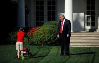 Trump Lawn Mower