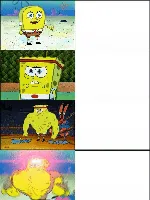 Upgraded strong spongebob