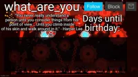 what_are_you's birthday announcement template